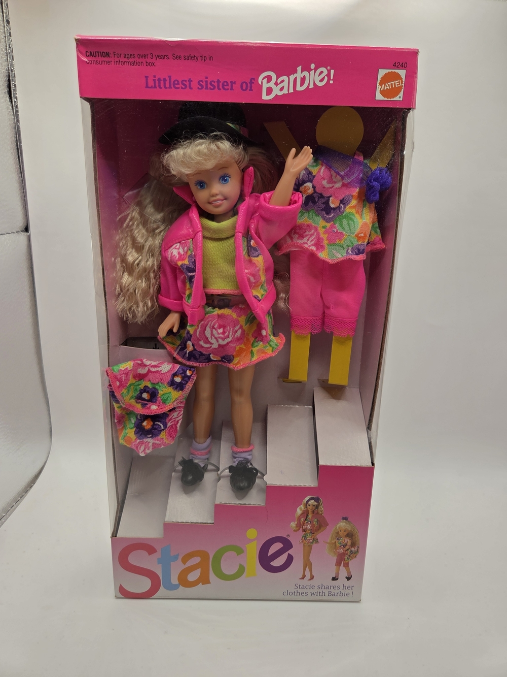 Mattel Stacie Doll with Pink Floral Outfit and Accessories